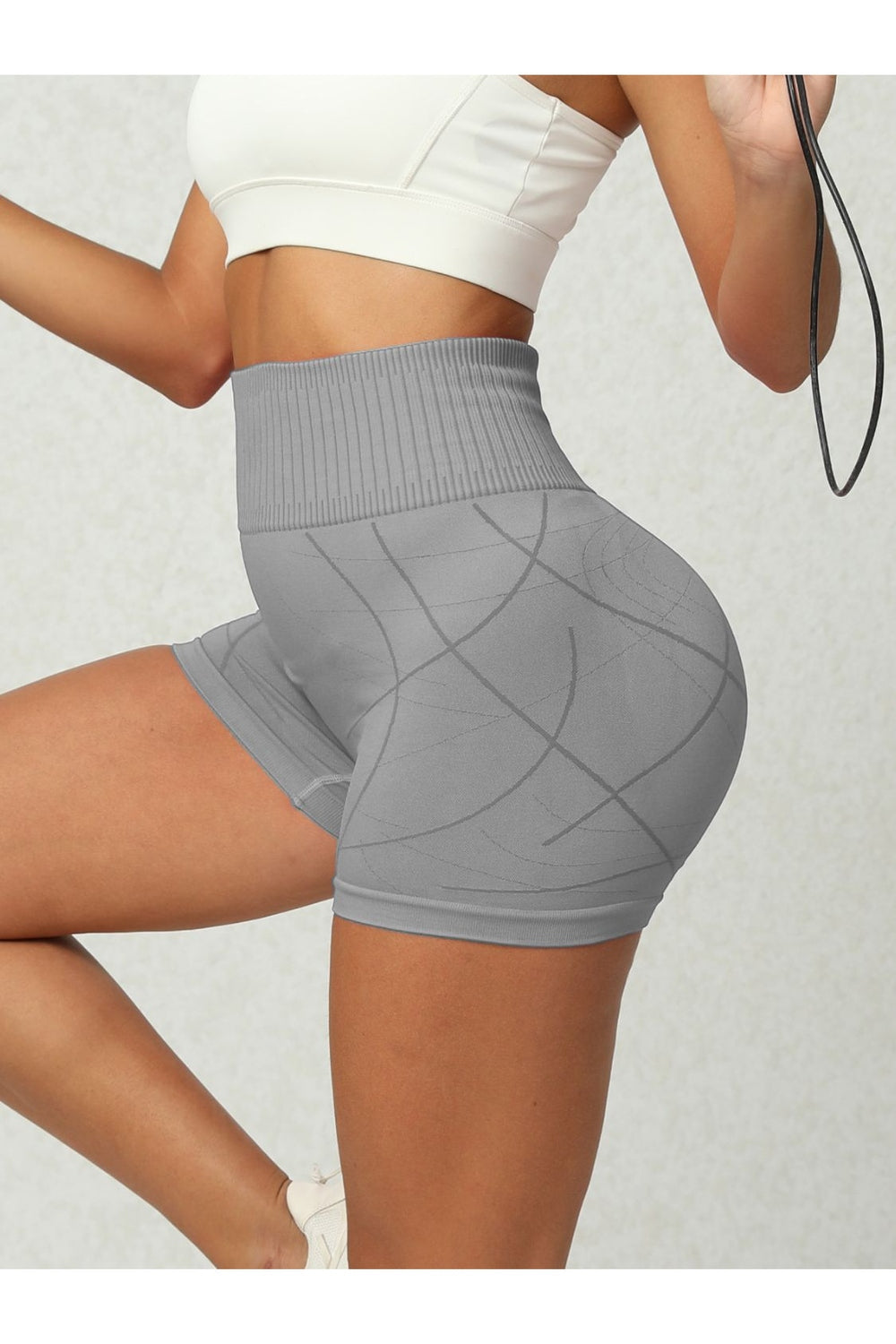 High Waist Active Shorts