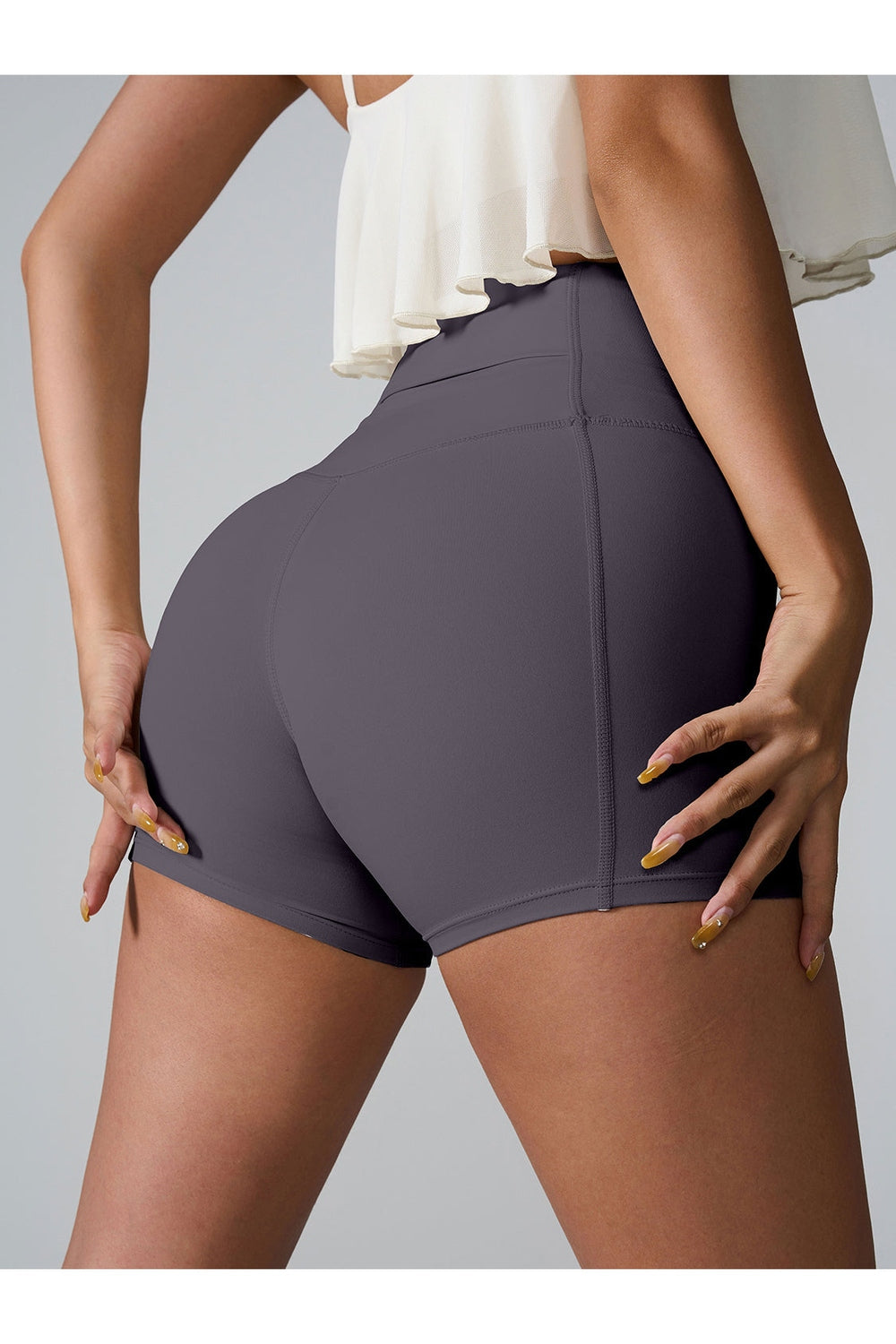 High Waist Active Shorts