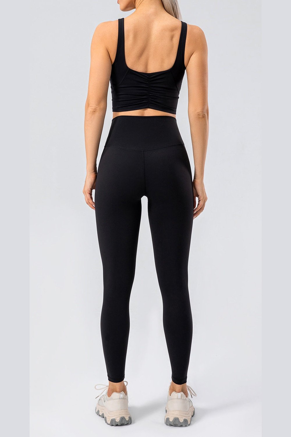 High Waist Wide Waistband Active Leggings