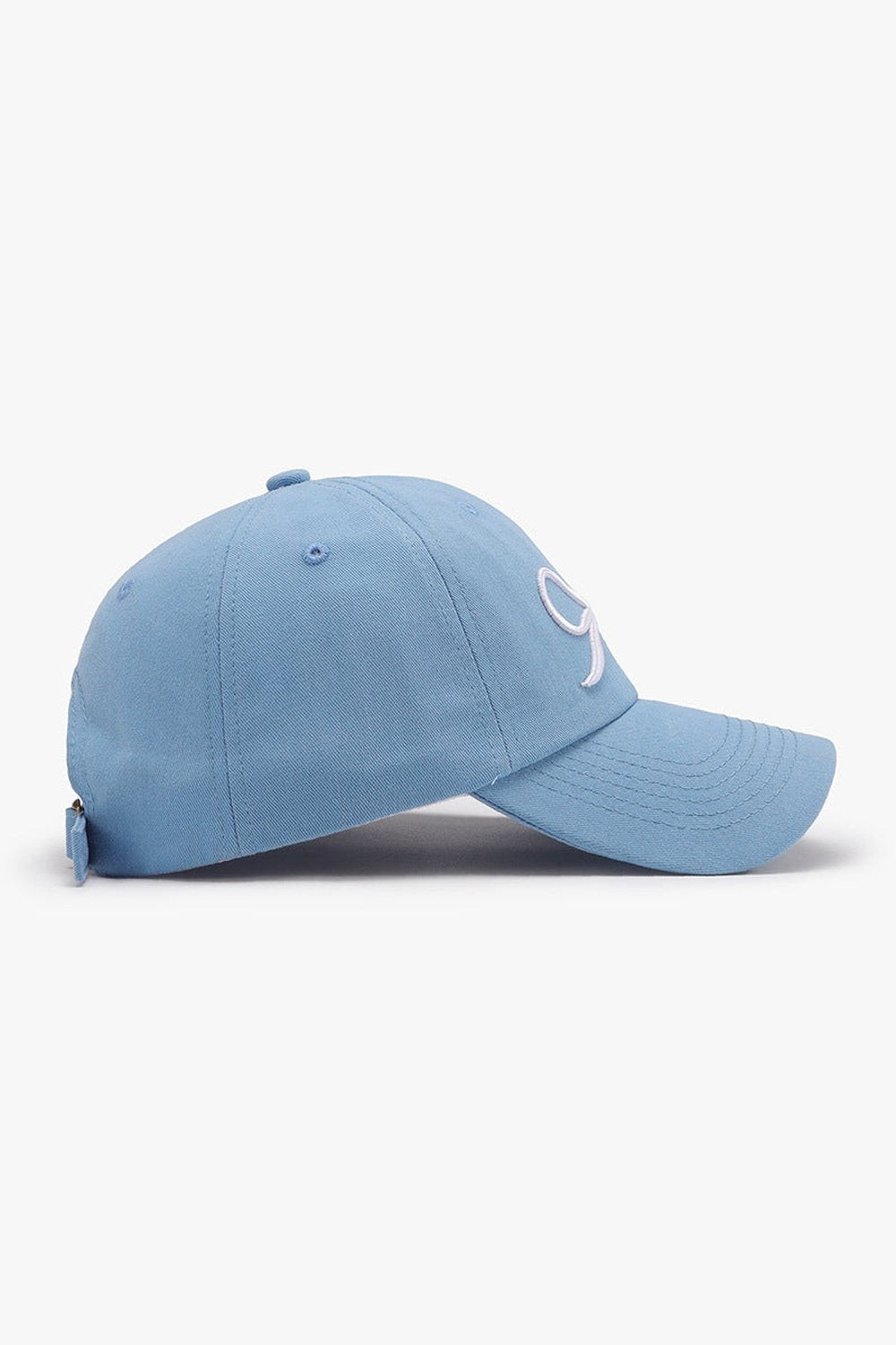 Bow Embroidered Cotton Baseball Cap