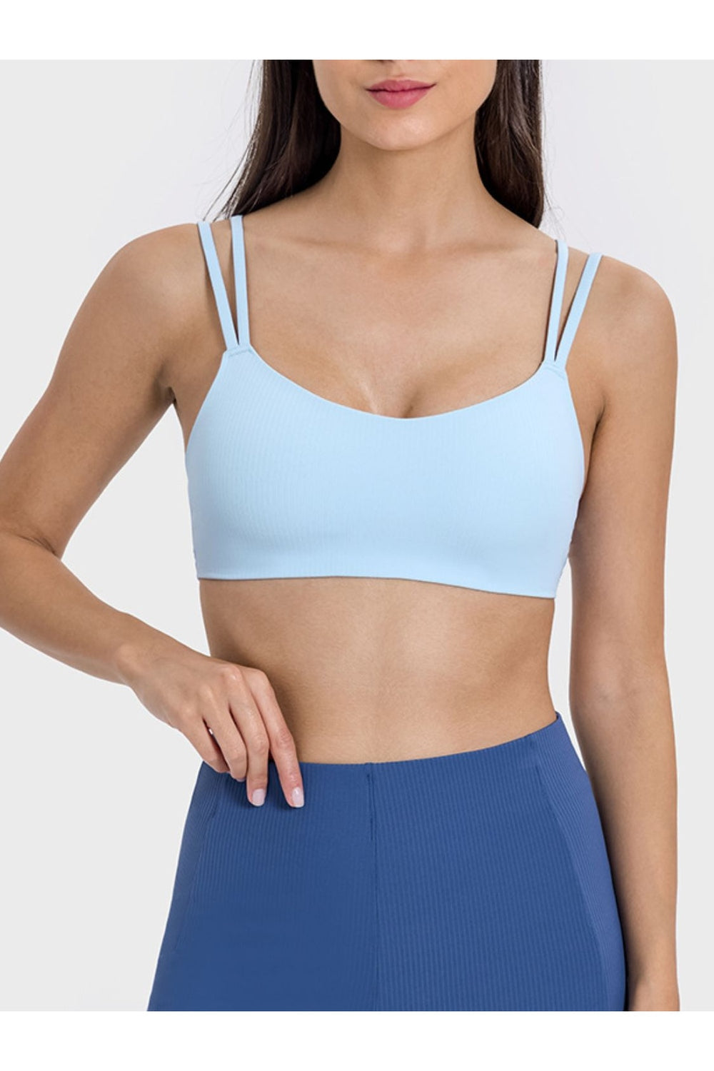 Millennia Scoop Neck Double Strap Active Cami