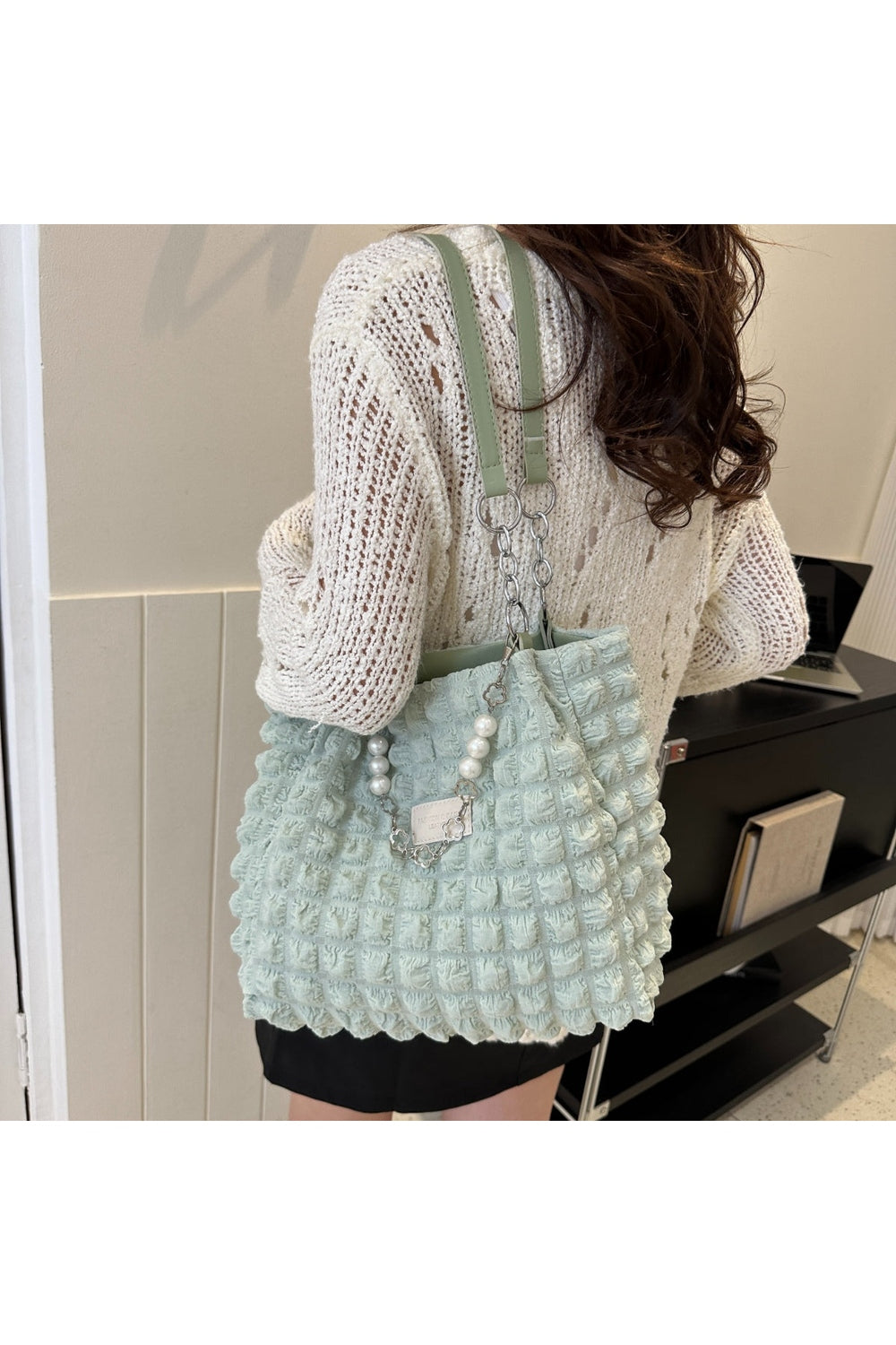 Bubble Textured Tote Bag