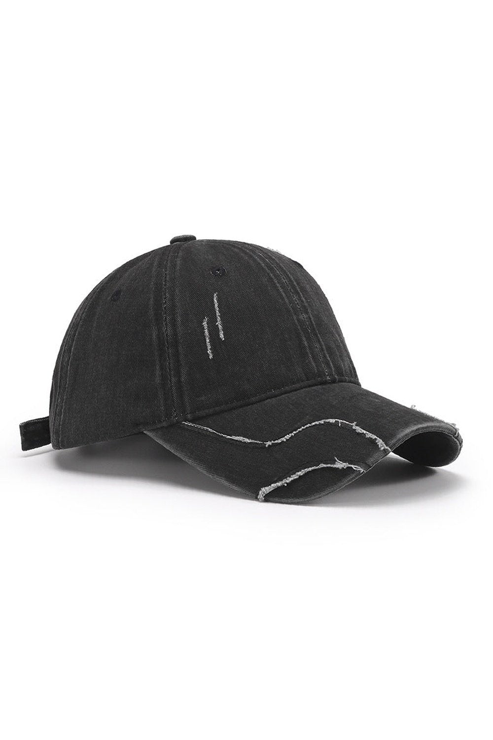 Raw Hem Adjustable Cap