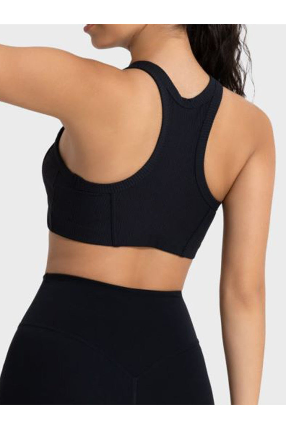 Millennia Wide Strap Cropped Sport Tank