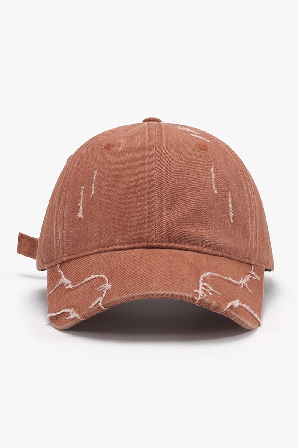 Raw Hem Adjustable Cap