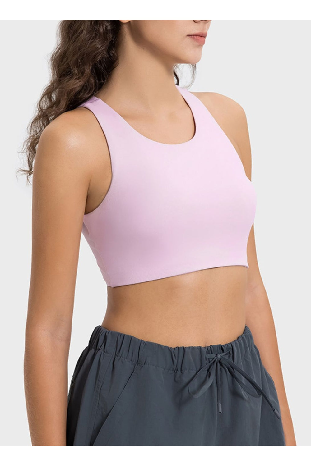 Millennia Cutout Round Neck Active Tank