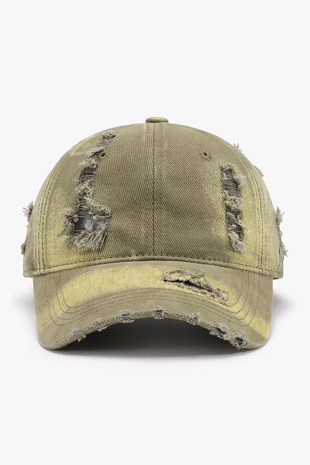 Distressed Adjustable Cotton Baseball Cap