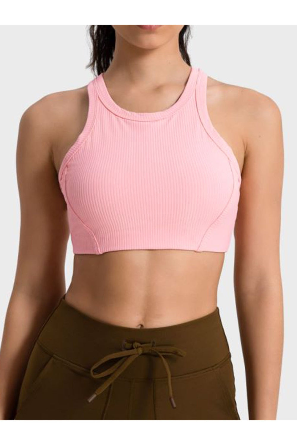 Millennia Wide Strap Cropped Sport Tank