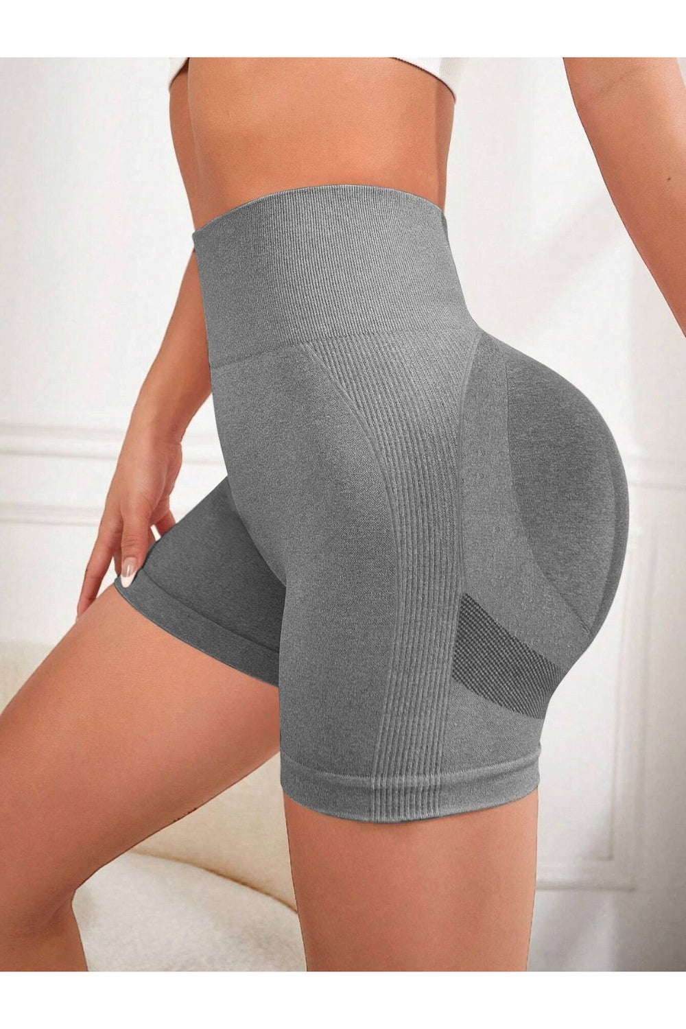 High Waist Active Shorts