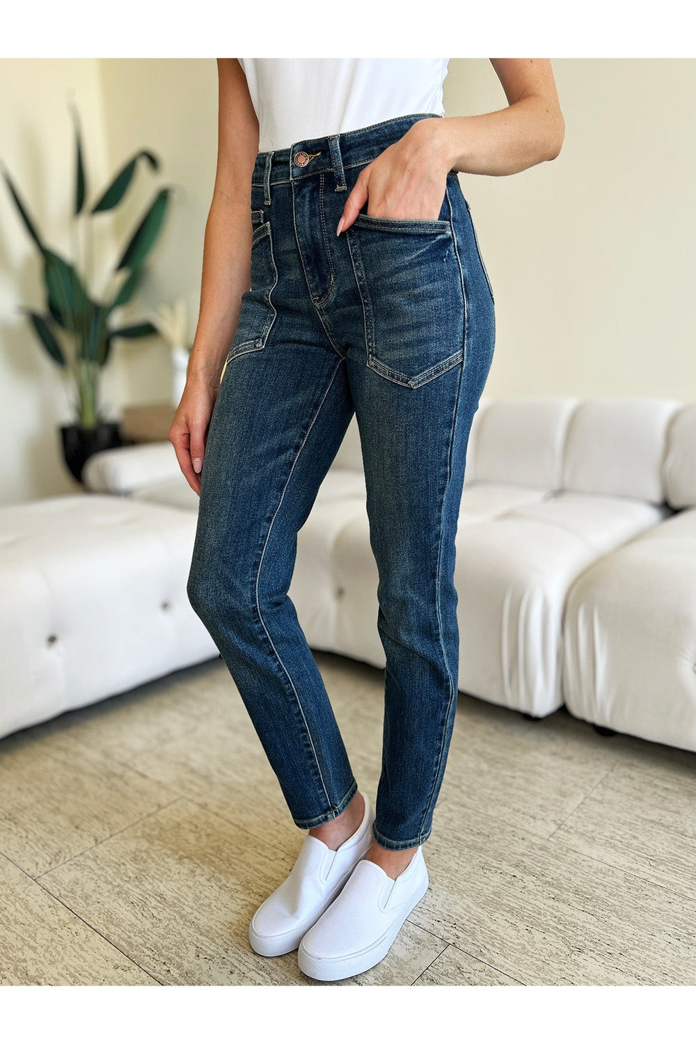 Judy Blue Full Size High Waist Skinny Jeans