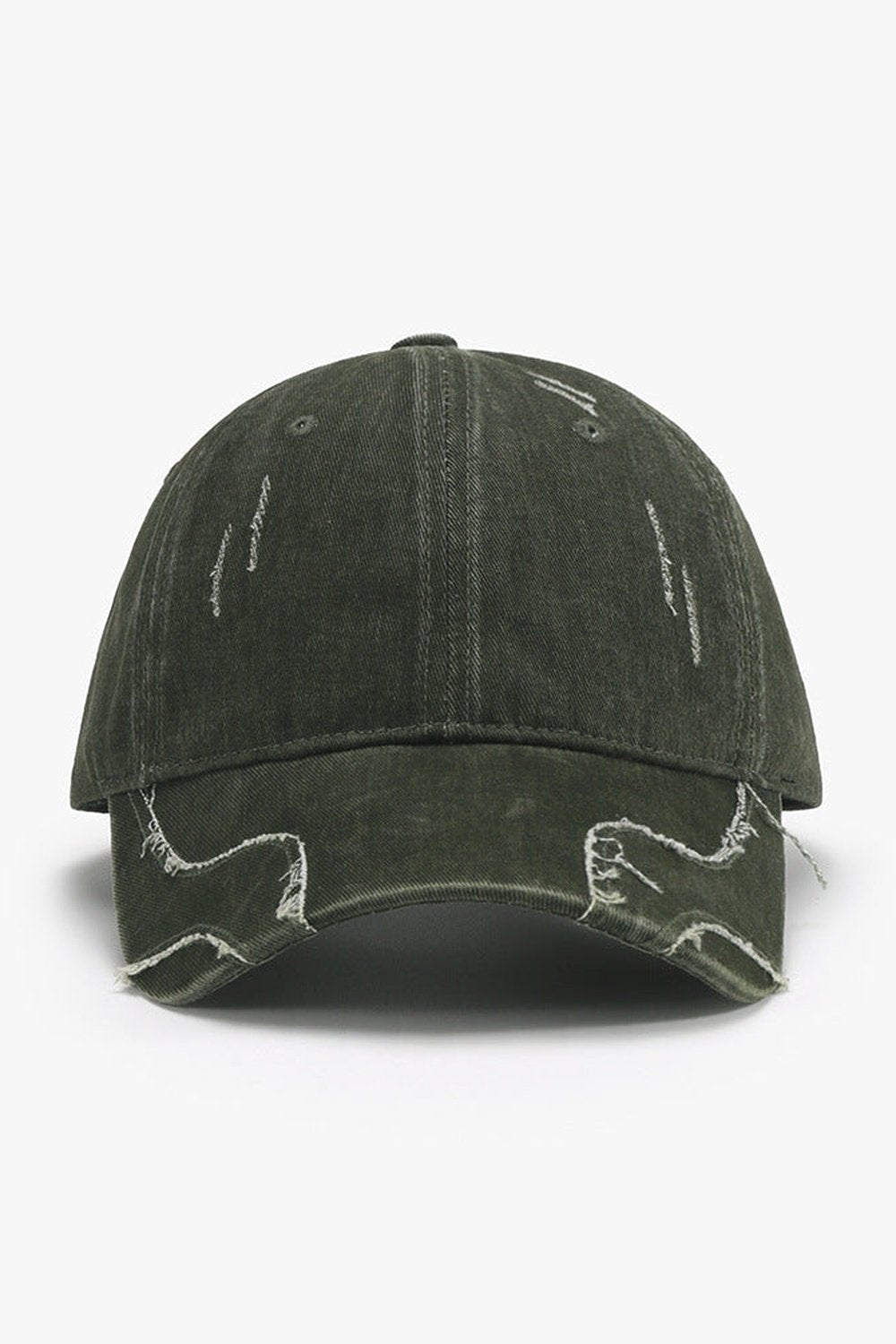 Raw Hem Adjustable Cap