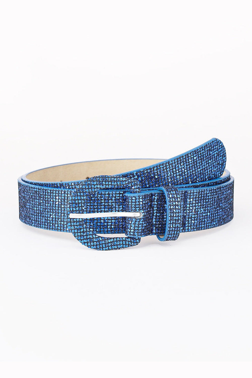 Sequin PU Leather Belt