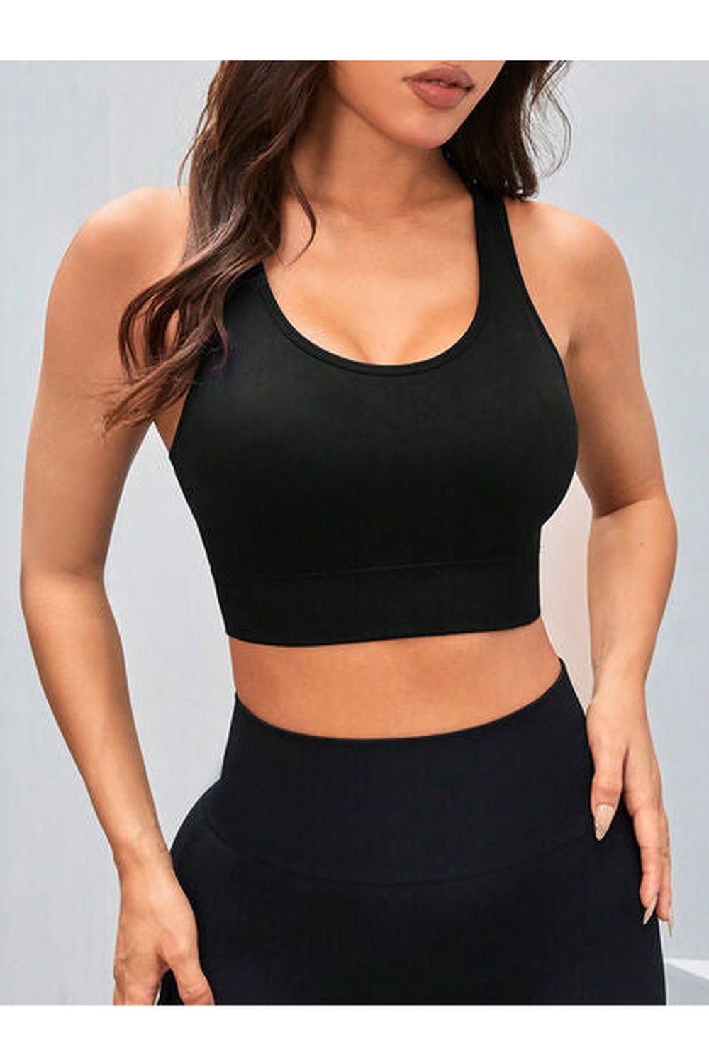 Cutout Racerback Scoop Neck Active Tank