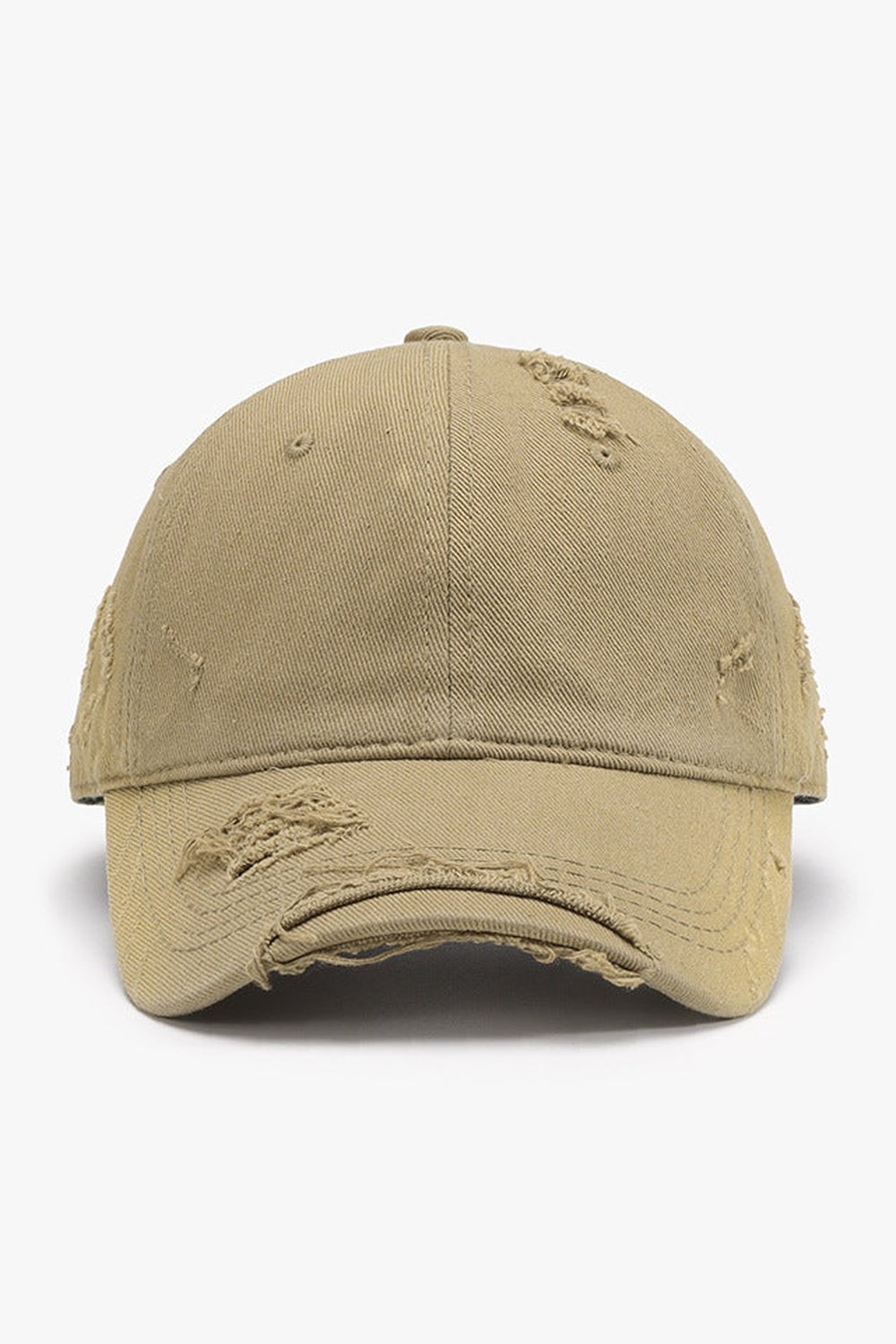 Distressed Adjustable Cotton Hat