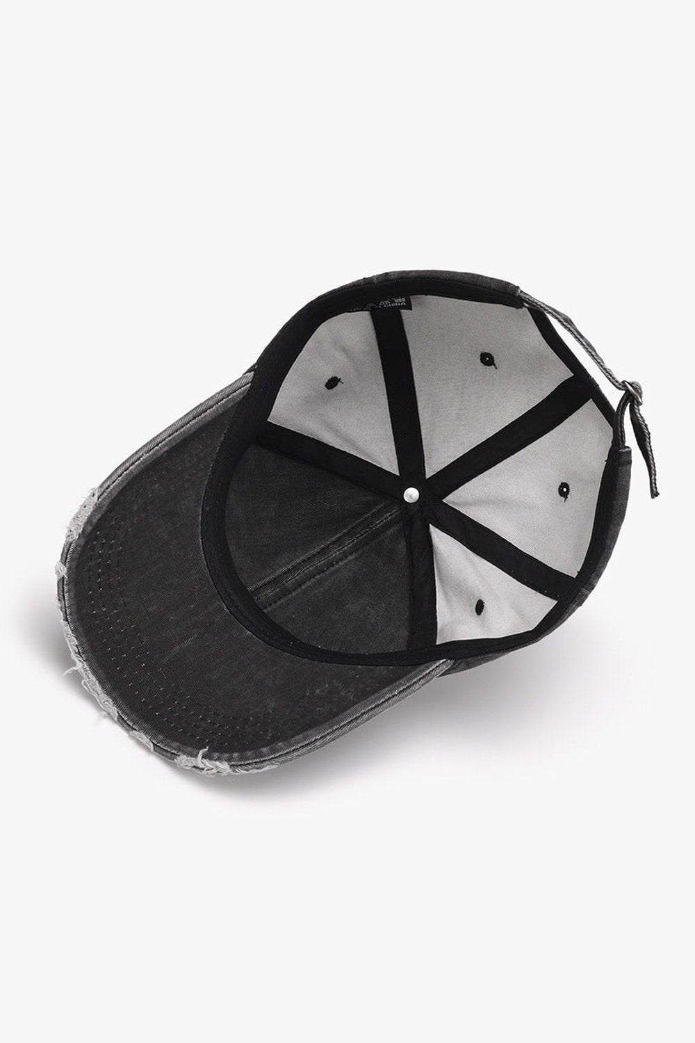 Distressed Adjustable Cotton Baseball Cap