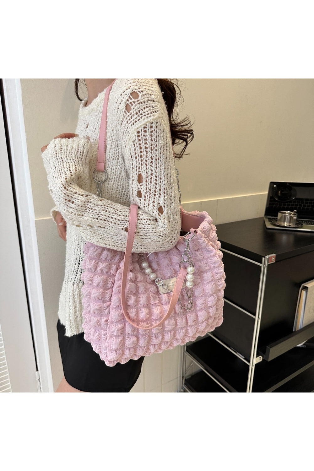 Bubble Textured Tote Bag