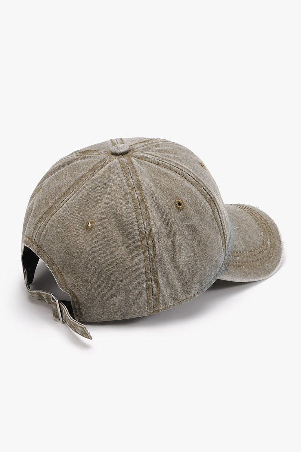 Distressed Washed Adjustable Baseball Cap