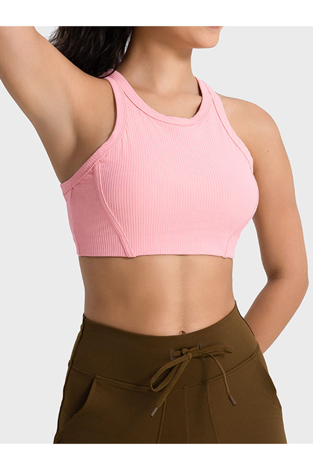 Millennia Wide Strap Cropped Sport Tank