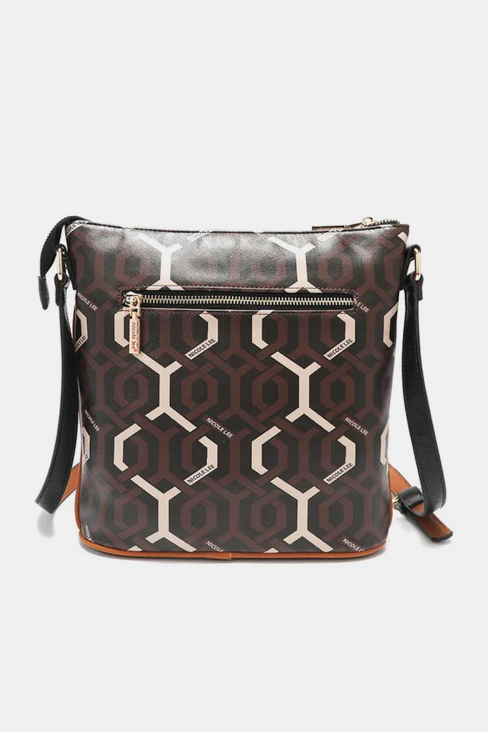 Nicole Lee USA Geometric Pattern Crossbody Bag