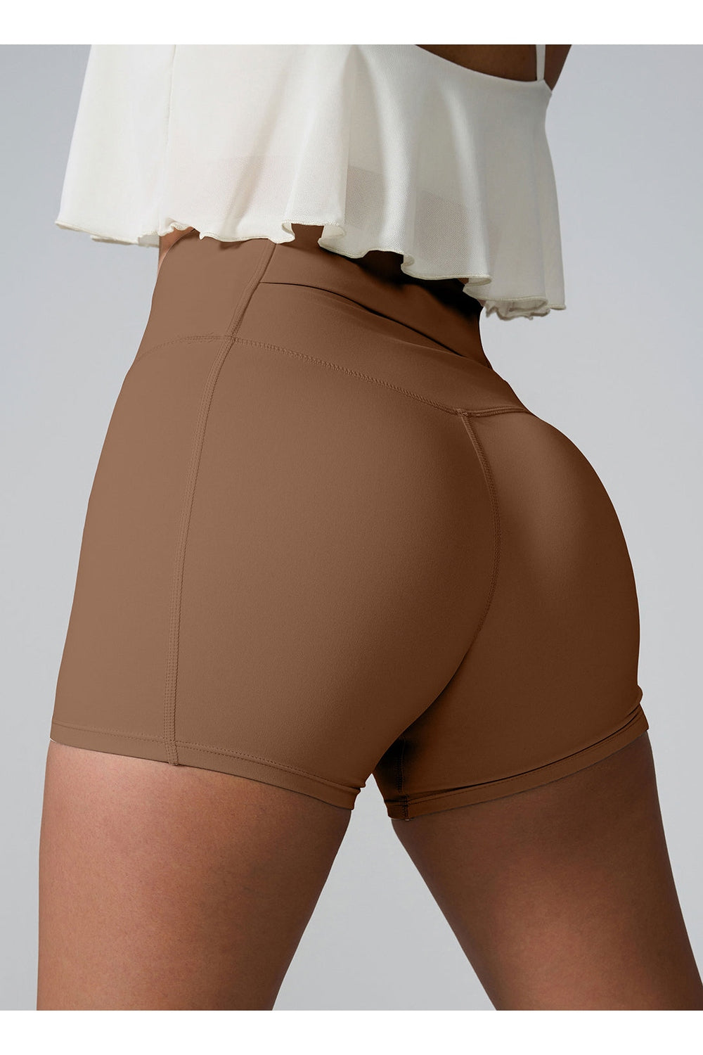 High Waist Active Shorts