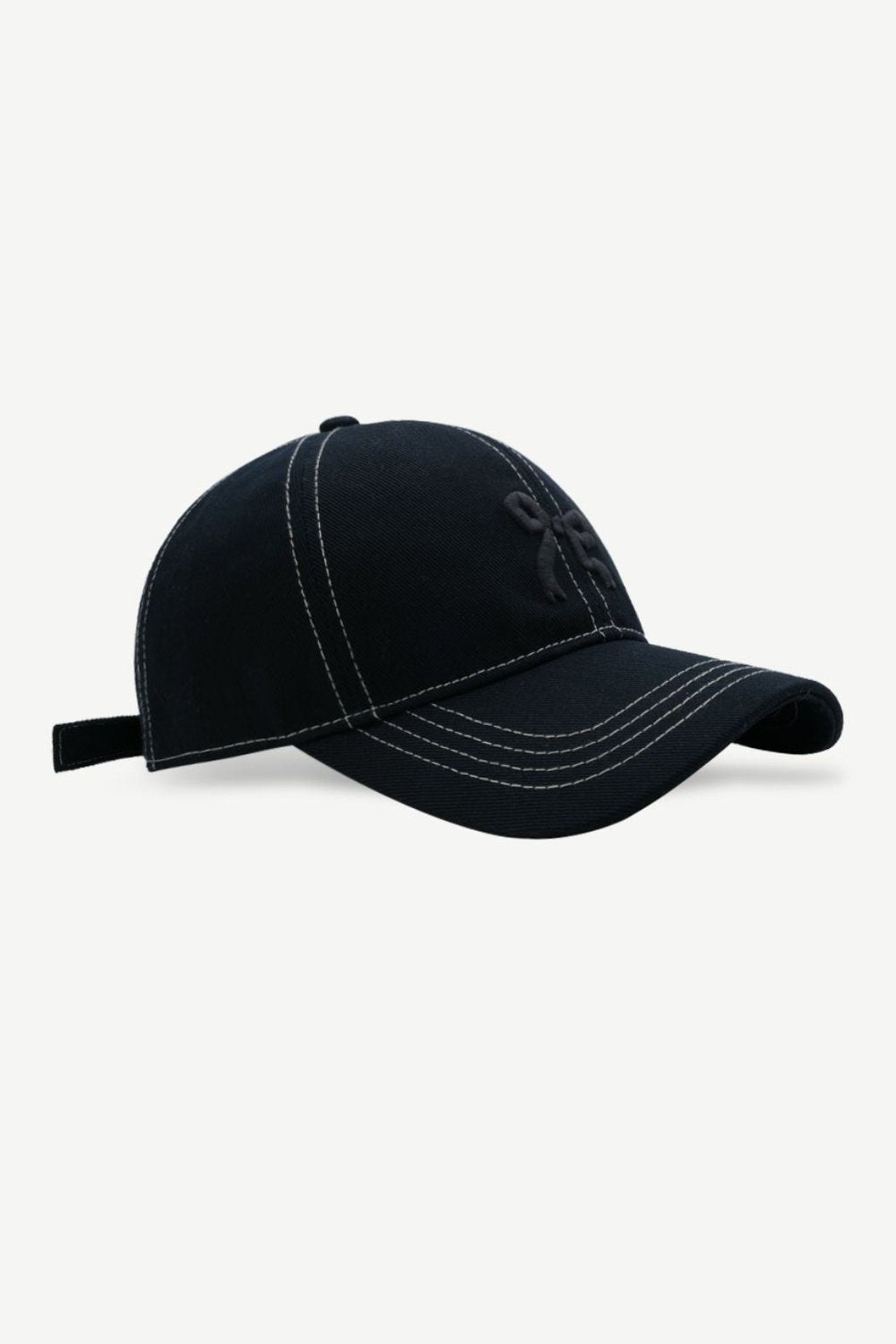 Bow Graphic Cotton Baseball Hat