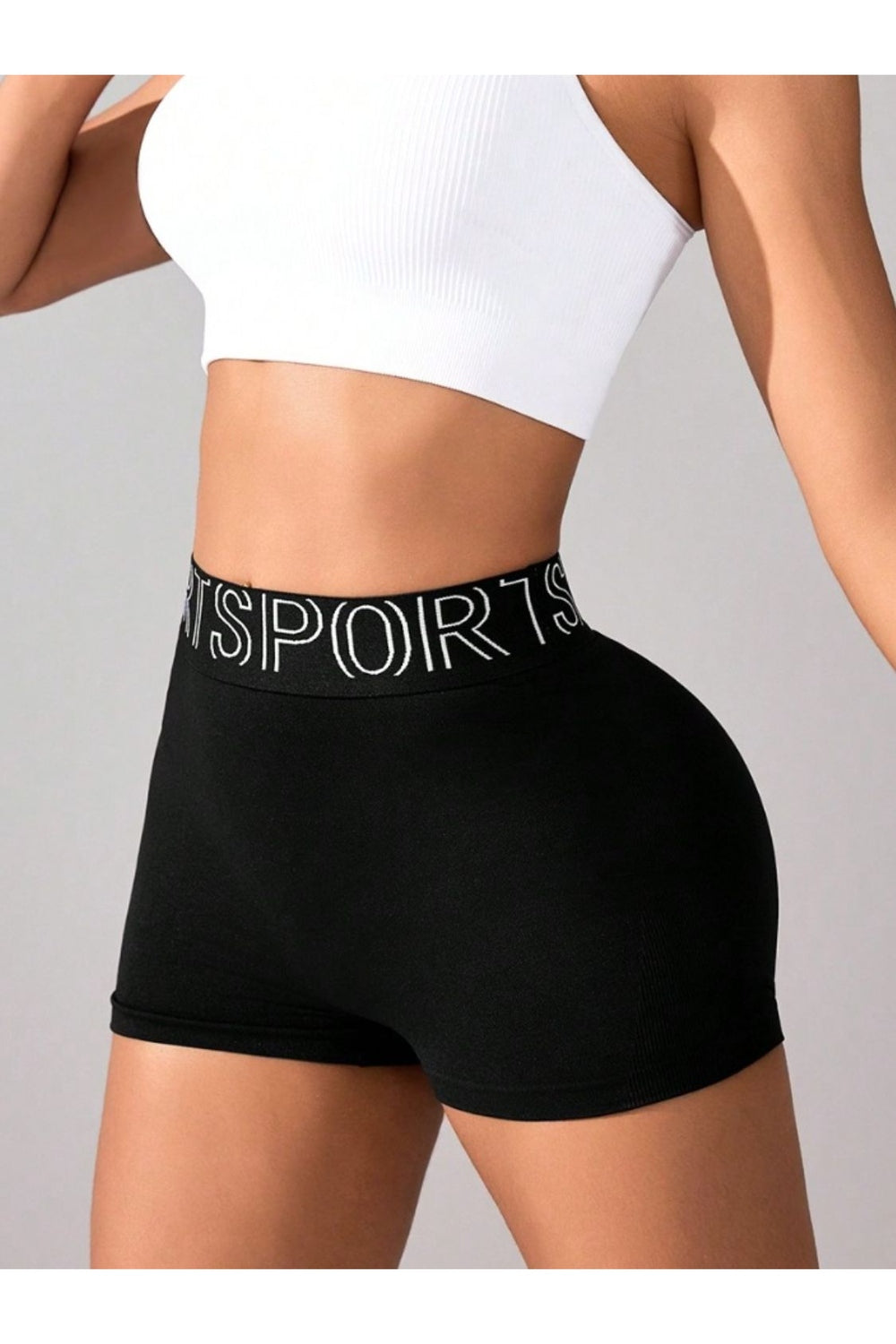 High Waist Active Shorts