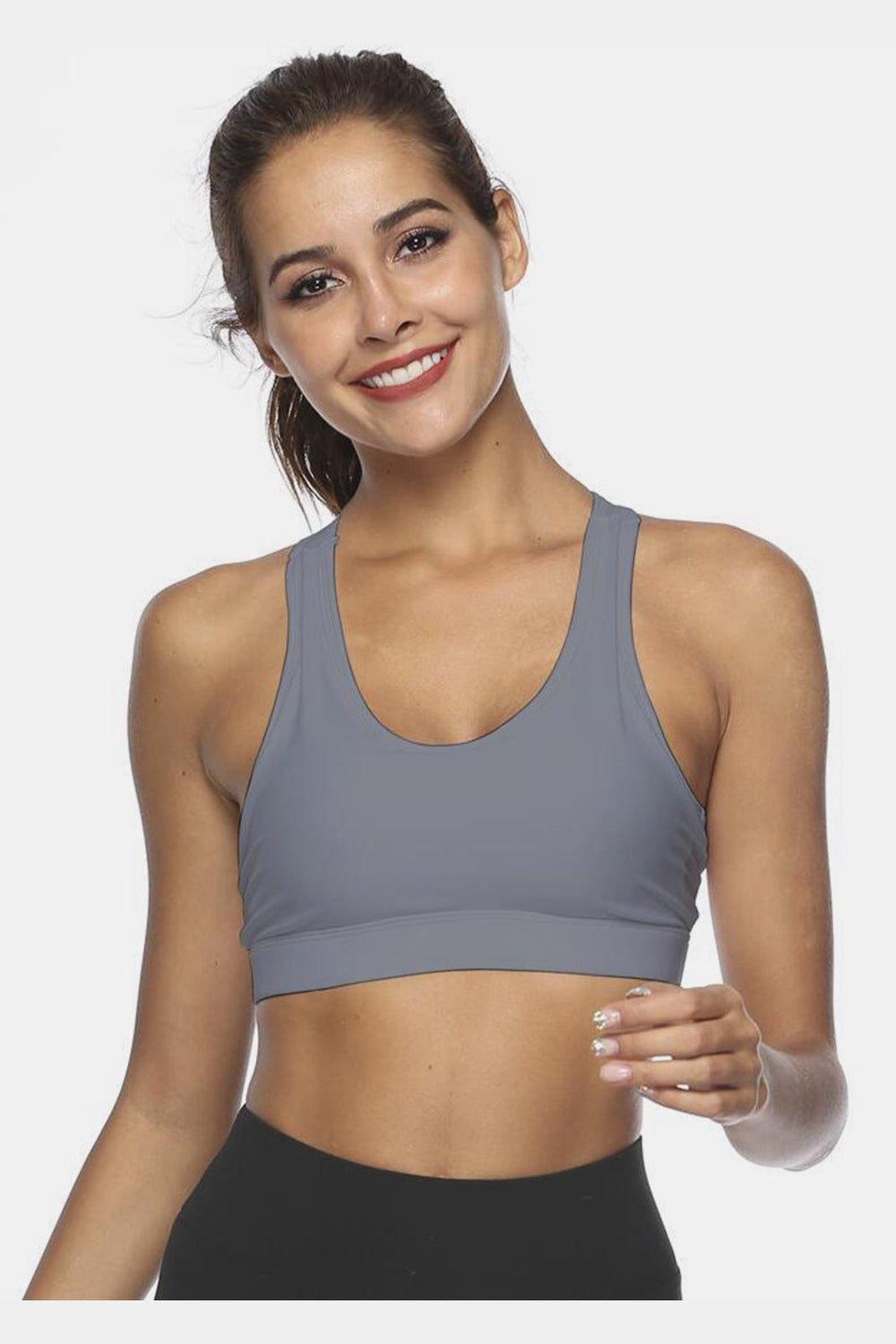 Cutout Scoop Neck Active Tank