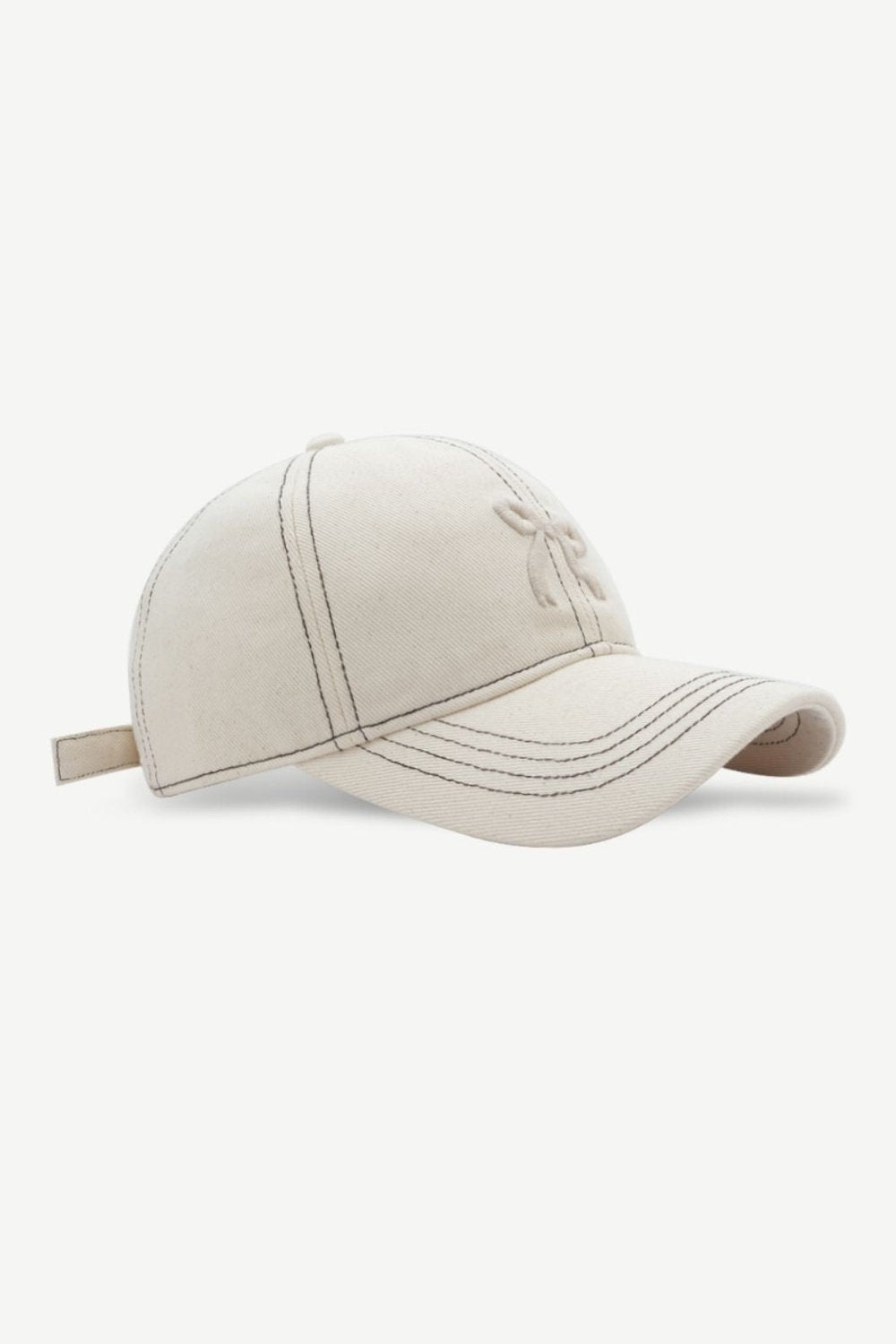 Bow Graphic Cotton Baseball Hat