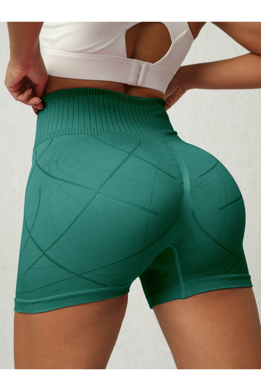 High Waist Active Shorts