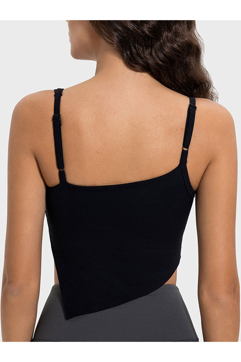 Millennia Slit Asymmetrical Neck Active Cami