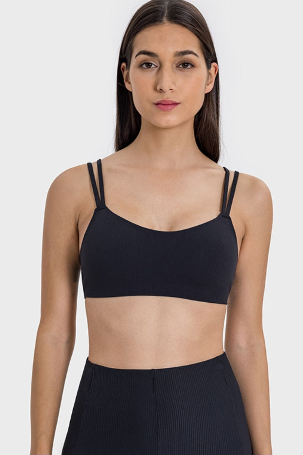 Millennia Scoop Neck Double Strap Active Cami