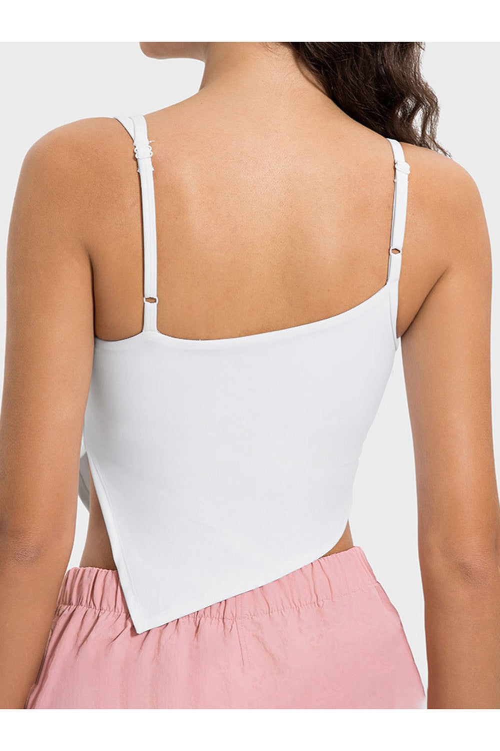 Millennia Slit Asymmetrical Neck Active Cami