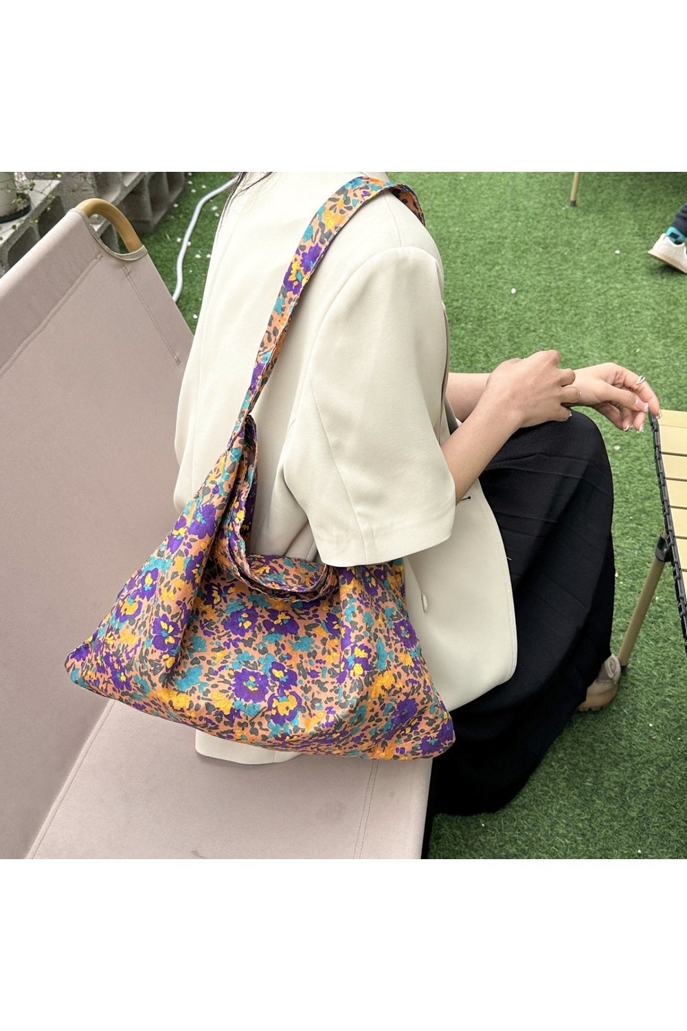 Printed Medium Shoulder Bag