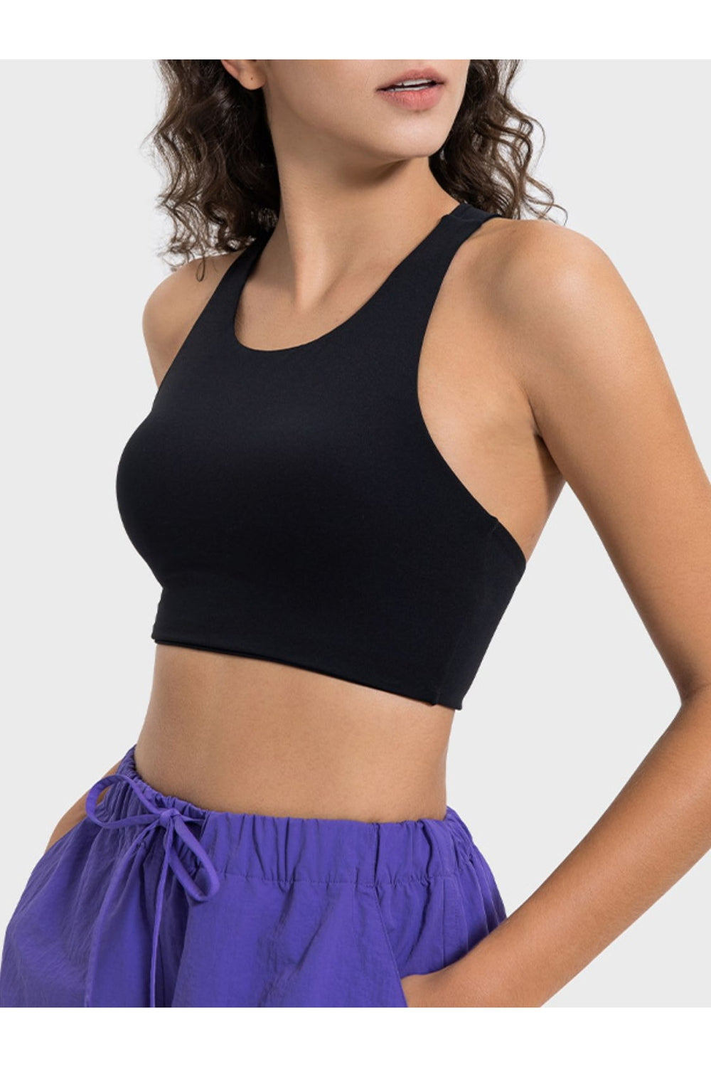 Millennia Cutout Round Neck Active Tank