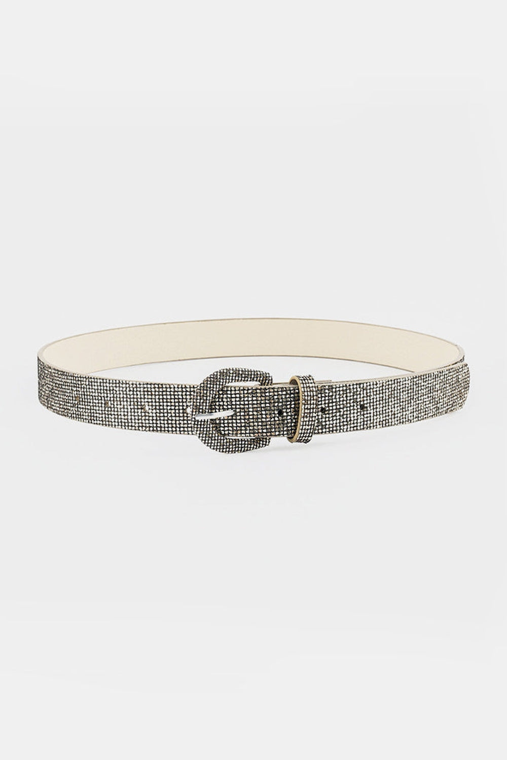 Sequin PU Leather Belt