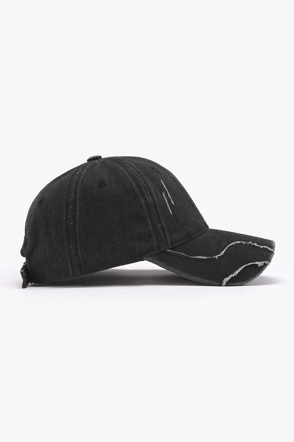 Raw Hem Adjustable Cap