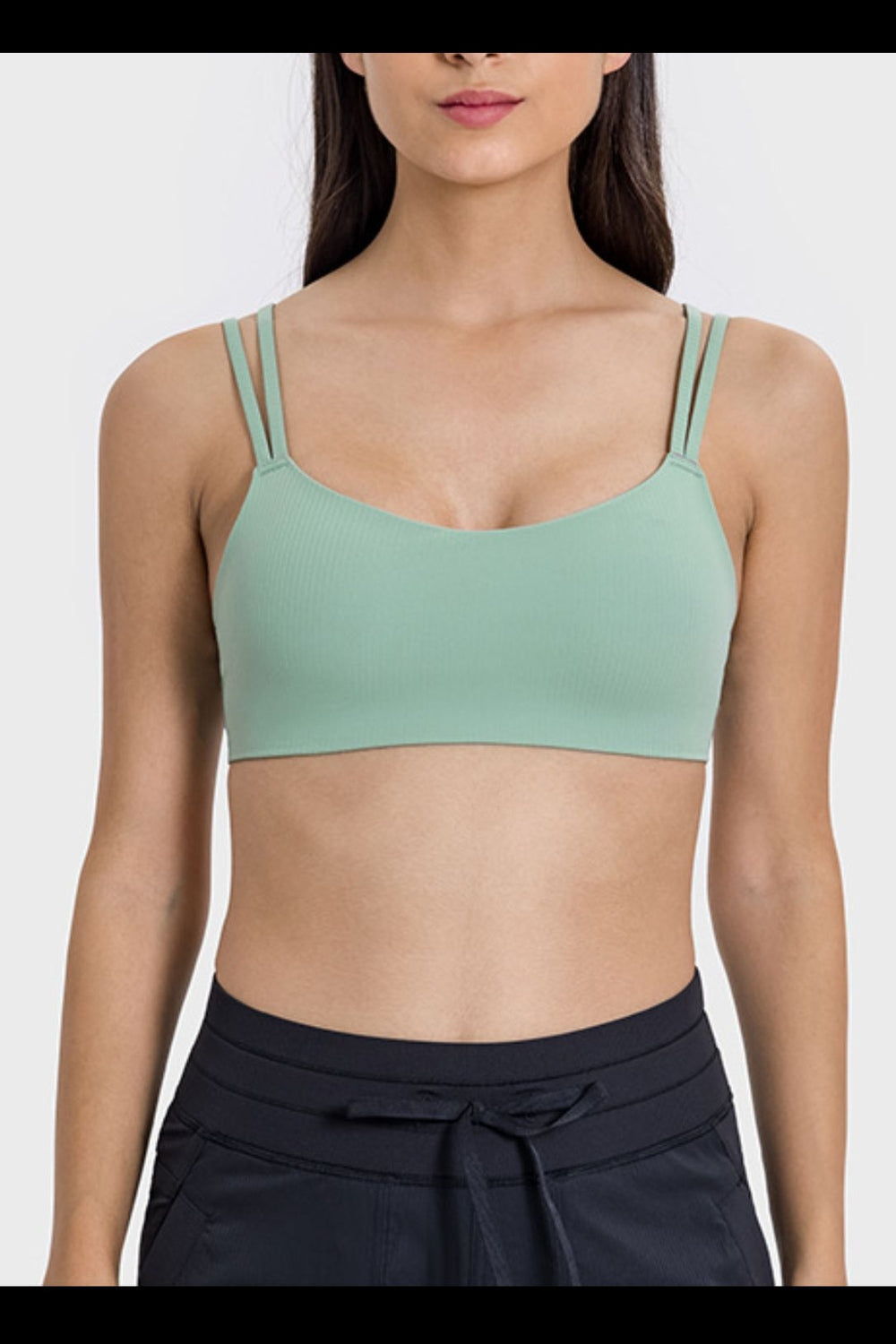 Millennia Scoop Neck Double Strap Active Cami