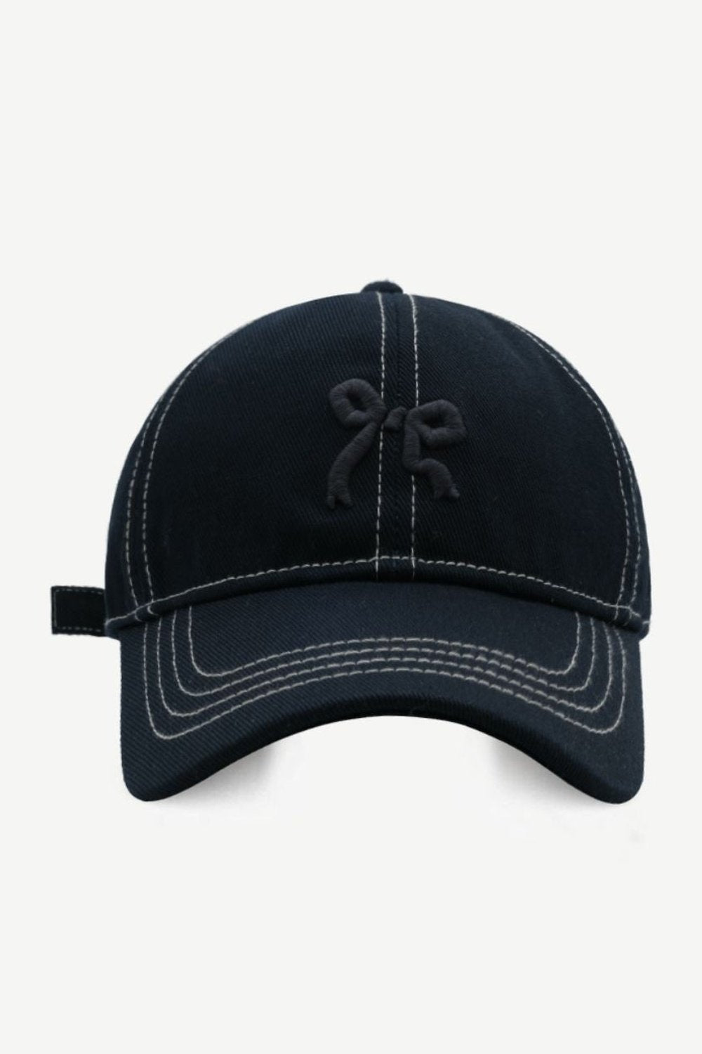 Bow Graphic Cotton Baseball Hat