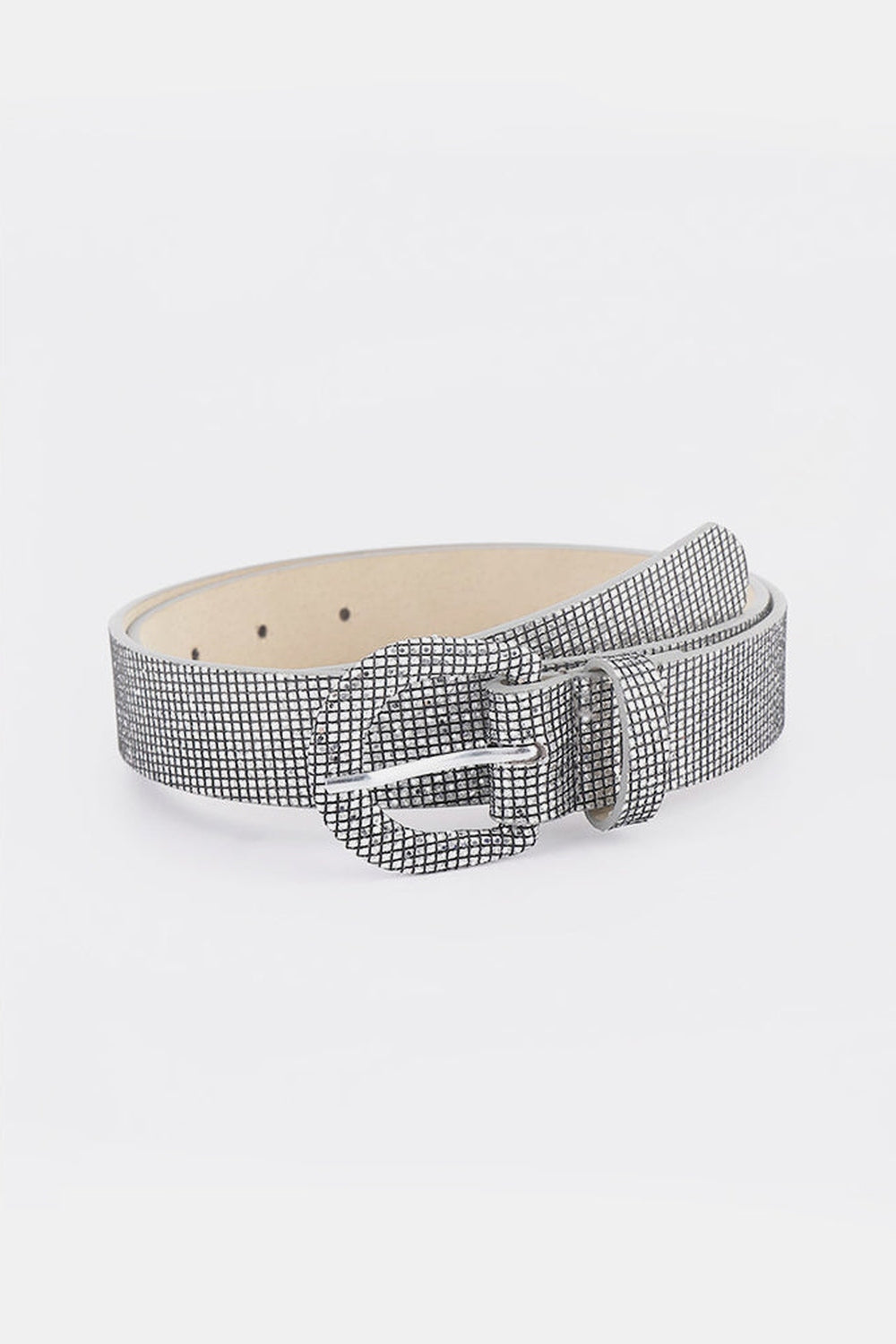 Sequin PU Leather Belt