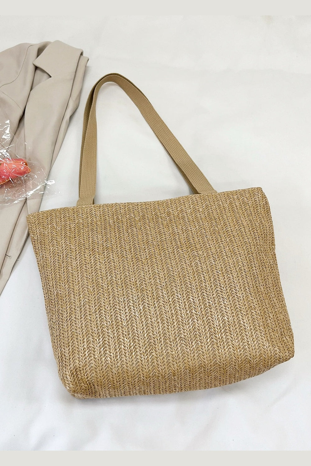 Straw Woven Tote Bag