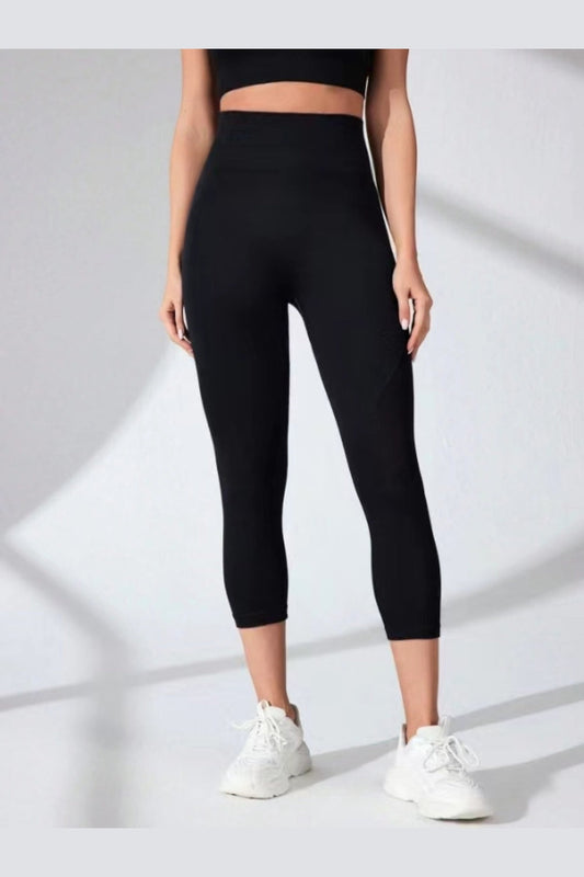 High Waist Cropped Active Leggings