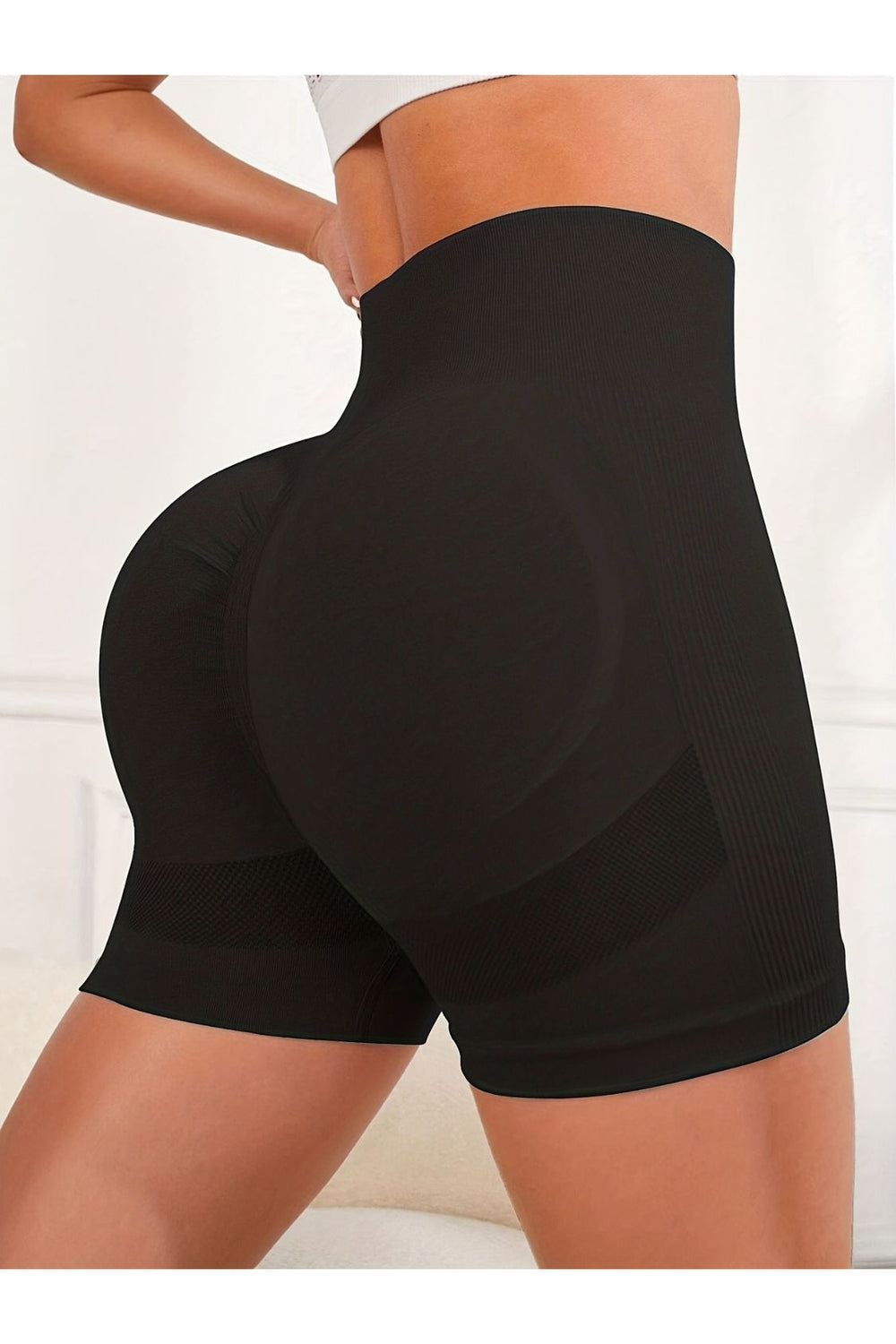 High Waist Active Shorts