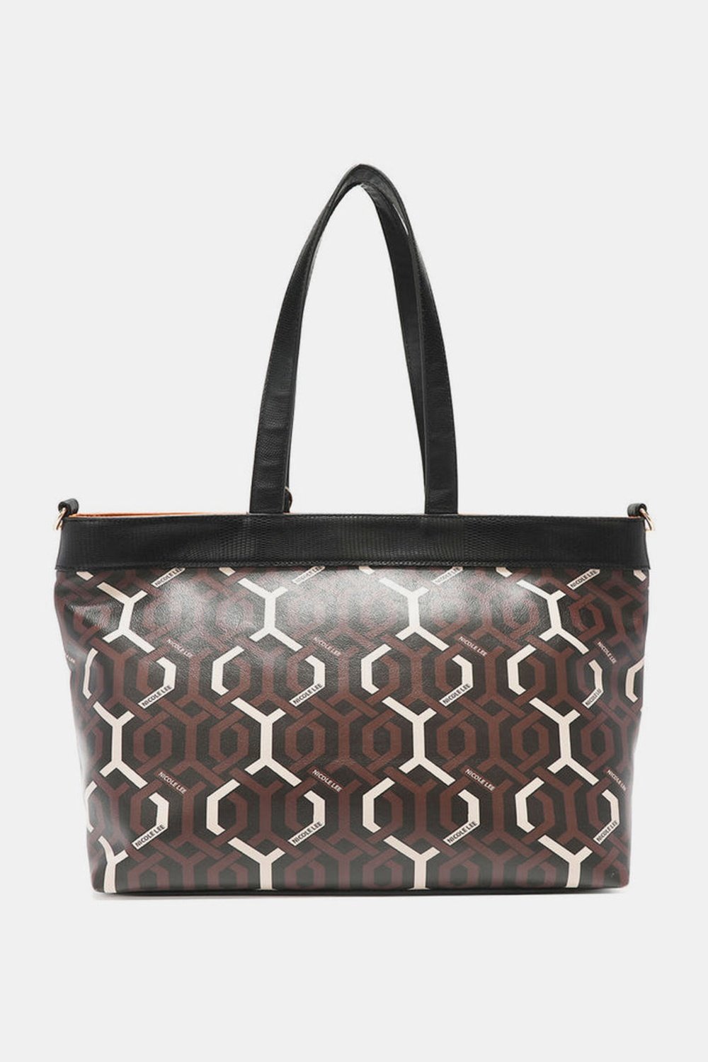 Nicole Lee USA Geometric Pattern Large Handbag