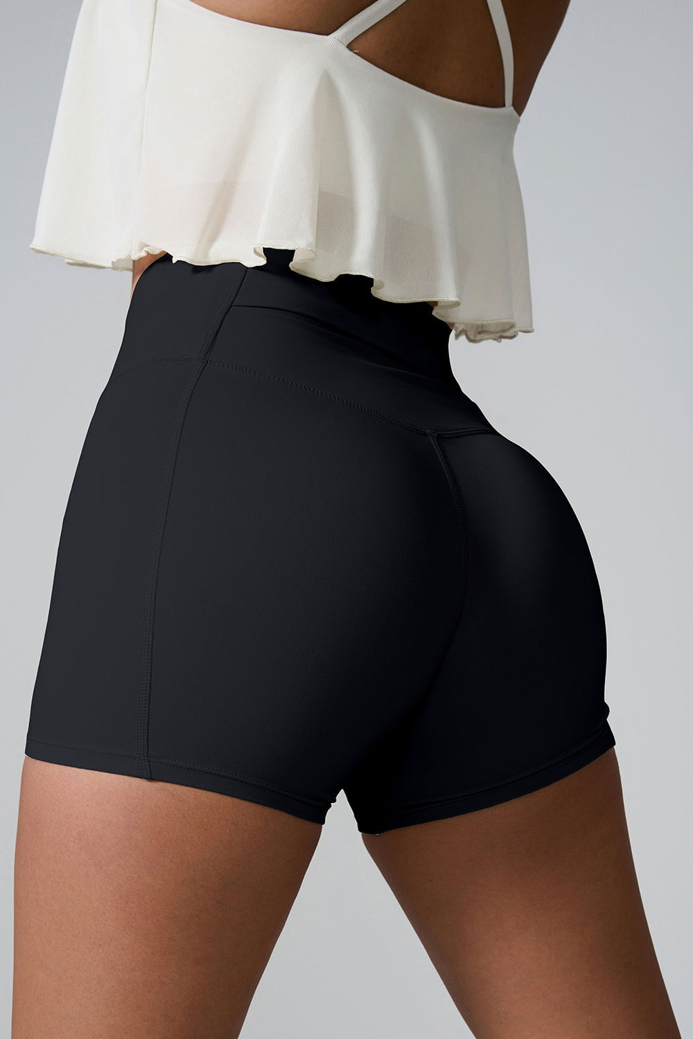 High Waist Active Shorts