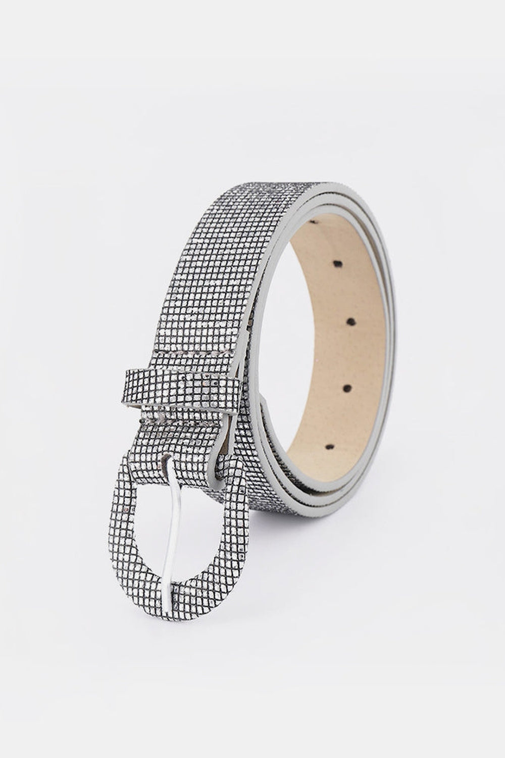 Sequin PU Leather Belt